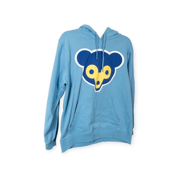 MLB Chicago Cubs 1968-1969 Cooperstown Felt Tek Patch Stitches Hoodie SZ M - Picture 4 of 9